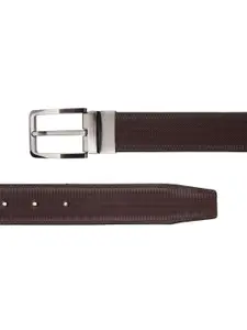 Provogue Men Textured Reversible Formal Belt
