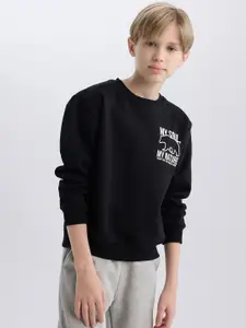 DeFacto Boys Typography Printed Pullover