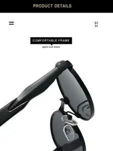 DressBerry Women Round Sunglasses with UV Protected Lens PUSHPA FULL BLACK