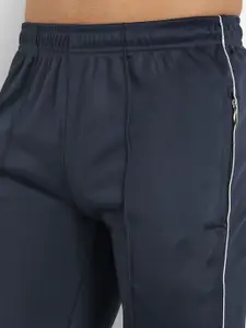 Moda Rapido Men Slim Fit Mid Rise Training or Gym Track Pants With Zippered Pockets