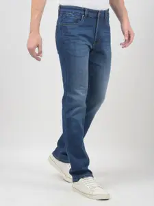 Numero Uno Men Straight Fit Light Fade Stretchable Jeans