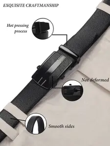Provogue Men Textured Reversible Formal Belt