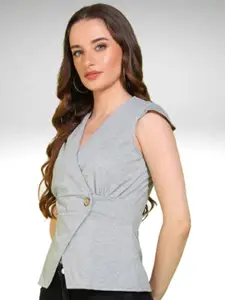 DressBerry Women Cotton Wrap Top