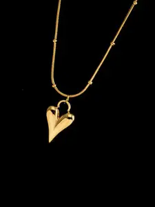 Just Lil Things Heart-Shaped Pendant With Chain