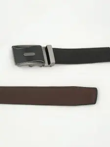 Provogue Men Textured Reversible Formal Belt
