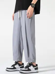 StyleCast x Revolte Men Cotton Loose Fit Pleated Easy Wash Trousers