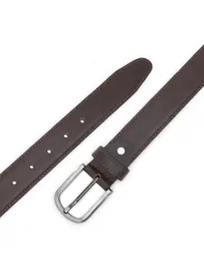 Provogue Men Textured Leather Formal Belt