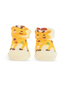 Yellow Bee Infant Boys Printed Cotton Ankle Length Socks