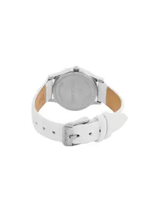 DressBerry Women Brass Mother of Pearl Dial & Leather Straps Analogue Watch DB25-2A