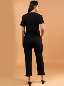 BAESD Quirky Embroidered T-shirt With Trousers