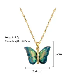 DressBerry Gold-Plated Animal Shaped Artificial Stones studded & Beaded Pendant With Chain