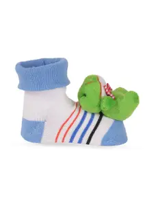 Yellow Bee Boys Striped Ankle-Length Socks