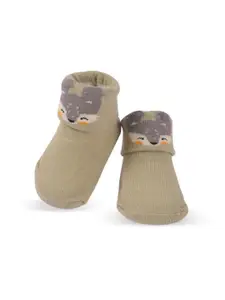 Yellow Bee Infant Boys Printed Cotton Ankle-Length Socks