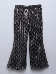 taffykids Girls Shoulder Straps Neck Top With Palazzo