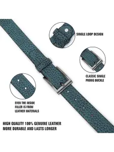 Provogue Men Textured Leather Formal Belt