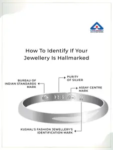 Kushal's Fashion Jewellery  92.5  Silver Gold-Plated Necklace