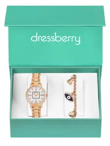 DressBerry Women Analog Watch & Bracelet Gift Set