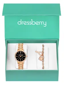 DressBerry Women DBWJ25 Watch & Bracelet Gift Set