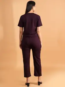 BAESD Quirky Embroidered T-shirt With Trousers