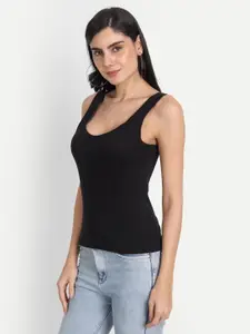 Aimly Pack Of 2 Cotton Shoulder Strap Camisoles