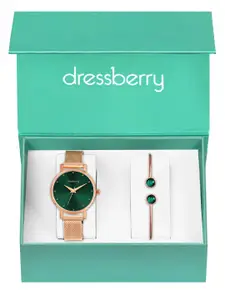 DressBerry Women Analog Watch & Bangle Gift Set