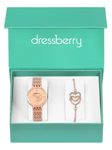 DressBerry Women Watch & Bracelet Gift Set DBWJ25