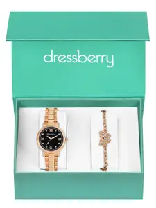 DressBerry Women Analog Watch & Bracelet Gift Set DBWJ25