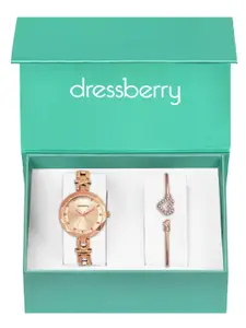 DressBerry Women Analog Watch & Bracelet Gift Set
