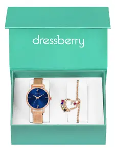 DressBerry Women Watch & Bracelet Gift Set DBWJ25