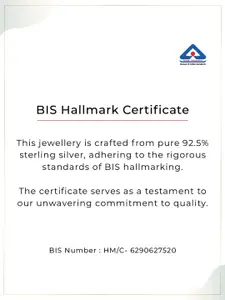 Kushal's Fashion Jewellery 92.5 Silver Rhodium-Plated Pendants with Chains