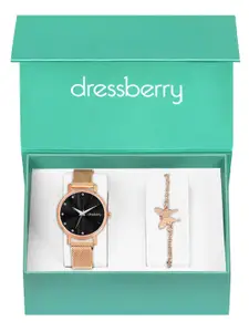 DressBerry Women DBWJ25 Watch & Bracelet Gift Set