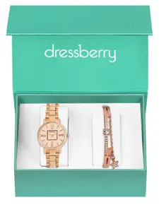 DressBerry Women Analog Watch & Bangle Gift Set