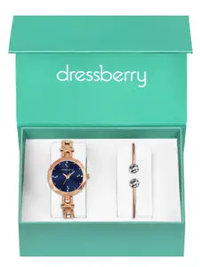 DressBerry Women DBWJ25 Watch & Bangle Gift Set