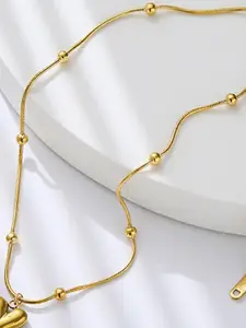 Just Lil Things Heart Shaped Pendant With Chain