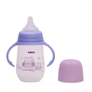 Adore Kids Printed 4 Stage Wide Neck Feeding Bottle With Twin Handle