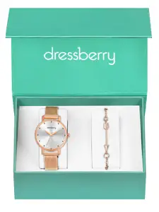 DressBerry Women Analog Watch & Bracelet Gift Set