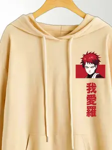 ZEN1 FASHION Men Printed Hooded Sweatshirt