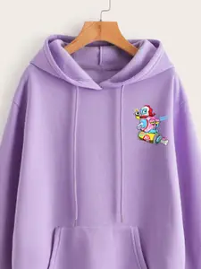 ZEN1 FASHION Men Printed Hooded Sweatshirt