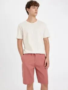 DeFacto Men Cotton Mid-Rise Shorts