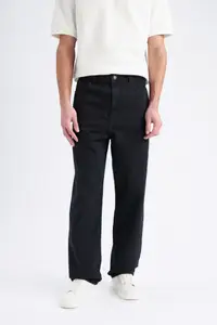 DeFacto Men Mid-Rise Cotton Chinos
