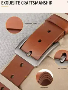 Provogue Men Leather Formal Belt