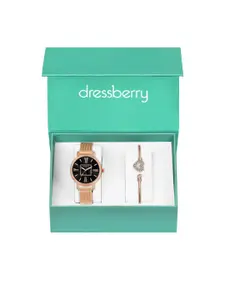 DressBerry Women Watch & Bangle Gift Set