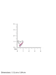 GIVA 92.5 Sterling Silver Rhodium-Plated CZ-Studded Pendant and Earrings Bracelet