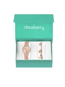 DressBerry Women Watch & Bracelet Gift Set