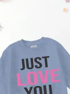 FOREVER FRIDAY Girls Printed Sweatshirt