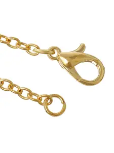 SALTY Cosmic Zodiac Contemporary Artificial Stones Studded Pendant with Chain