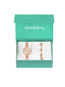 DressBerry Women Watch & Bracelet Gift Set
