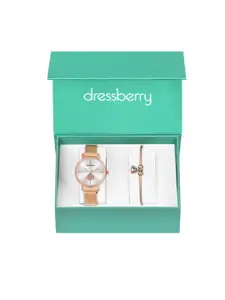 DressBerry Women Watch & Bangle Gift Set