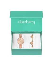 DressBerry Women Analog Watch & Bracelet Gift Set