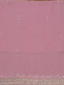 Koskii Floral Embroidered Stonework Tissue Unstitched Salwar Suit